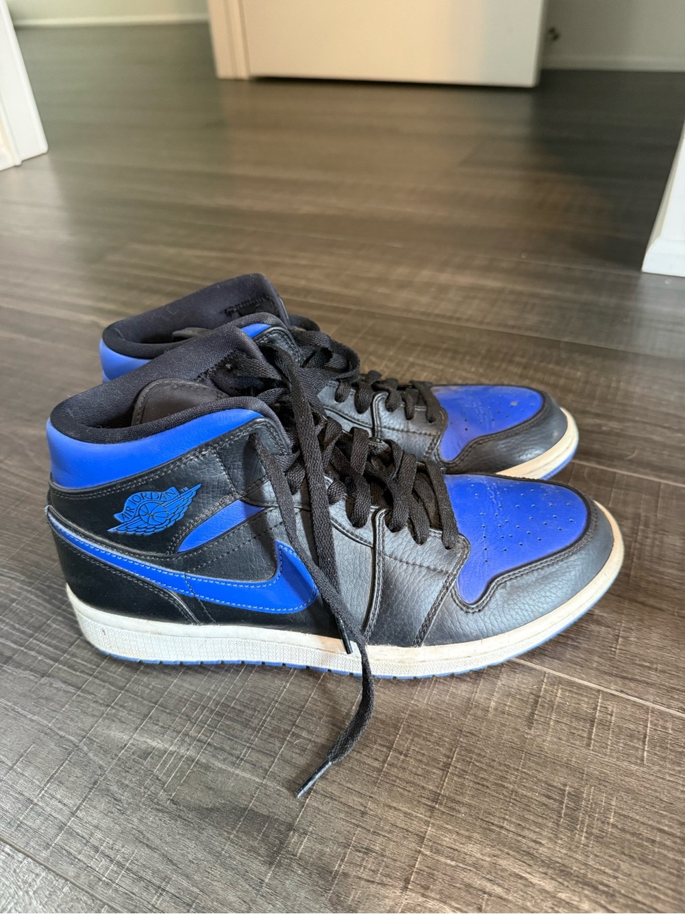 Jordan Men's High-Top Sneakers - Black/Royal Blue